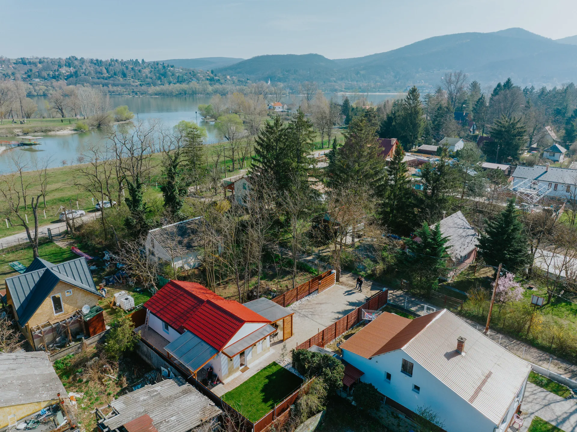 Duna-kanyar panoráma drónfelvétel