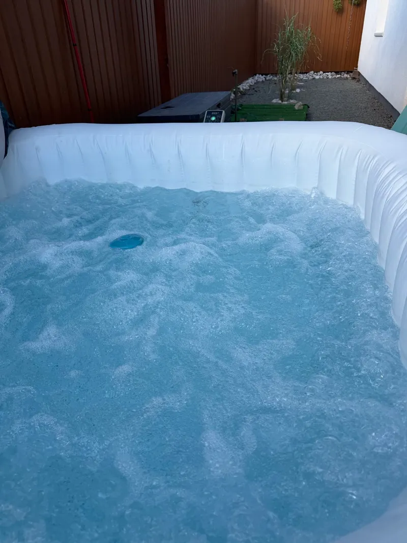 Jakuzzi működés közben